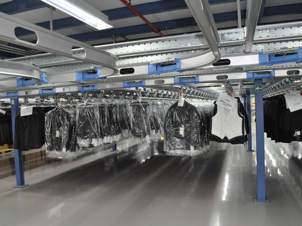 Omniflo Hängefördersystem Textil