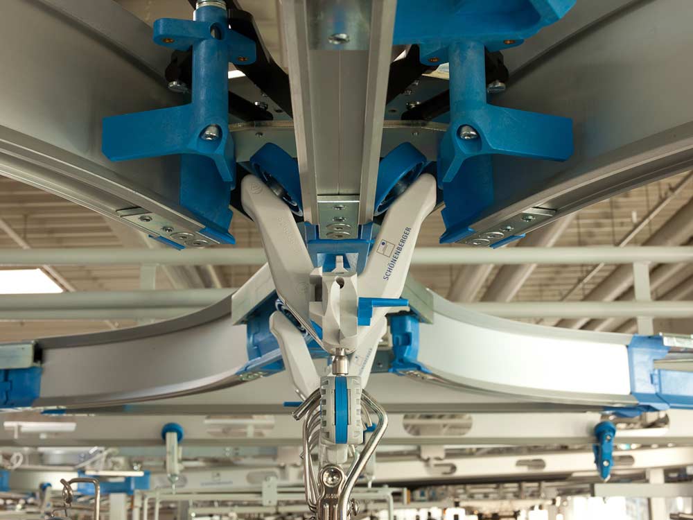 Omniflo overhead conveyor system - Intelligent switch solutions