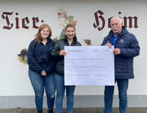 Tierheim-Spende: Schoenenberger Systems unterstützt großzügig