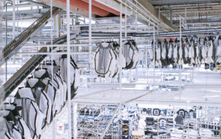Schönenberger Systeme Hängefördertechnik Lederverarbeitung