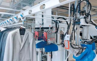 Schönenberger Systeme Hängefördertechnik Textilaufbereitung