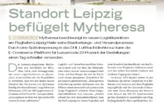 Schönenberger Hängefördertechnik bei Mytheresa in Leipzig