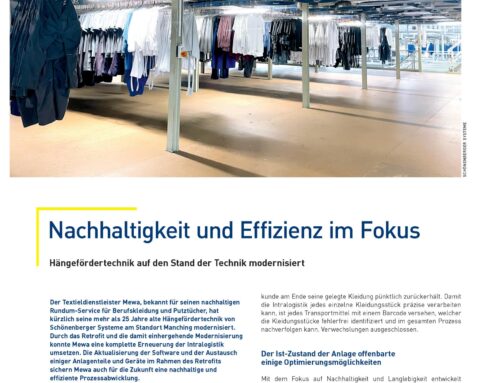 Nachhaltigkeit und Effizienz im Fokus