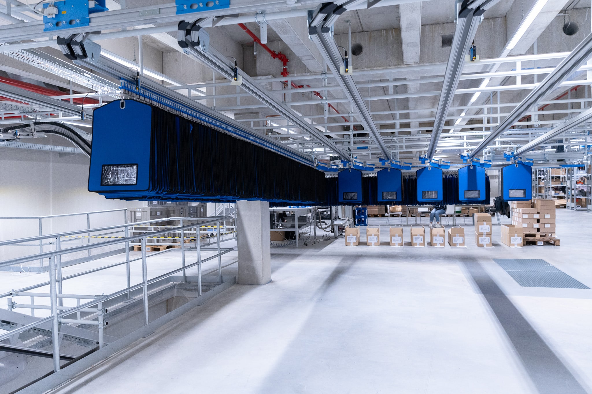 ILS Taschensorter Gesamtanlage – Hallenübersicht