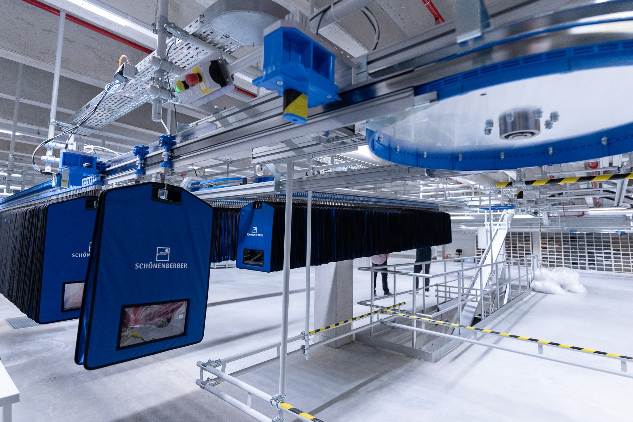 ILS Taschensorter Anlage – Systemübersicht mit Sortierkreisel
